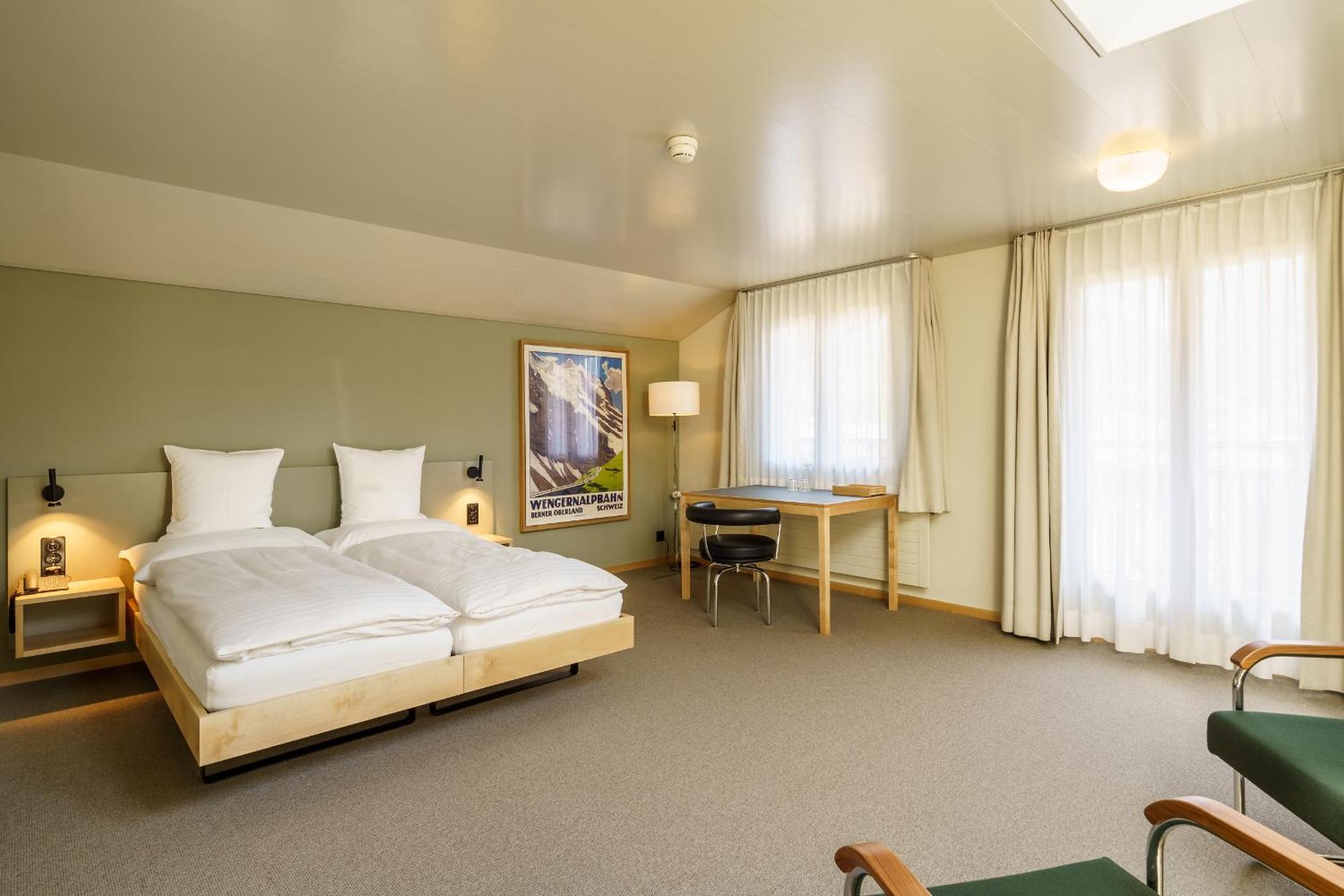 Hotel Alpenruhe - Vintage Design Hotel Wengen Cameră foto