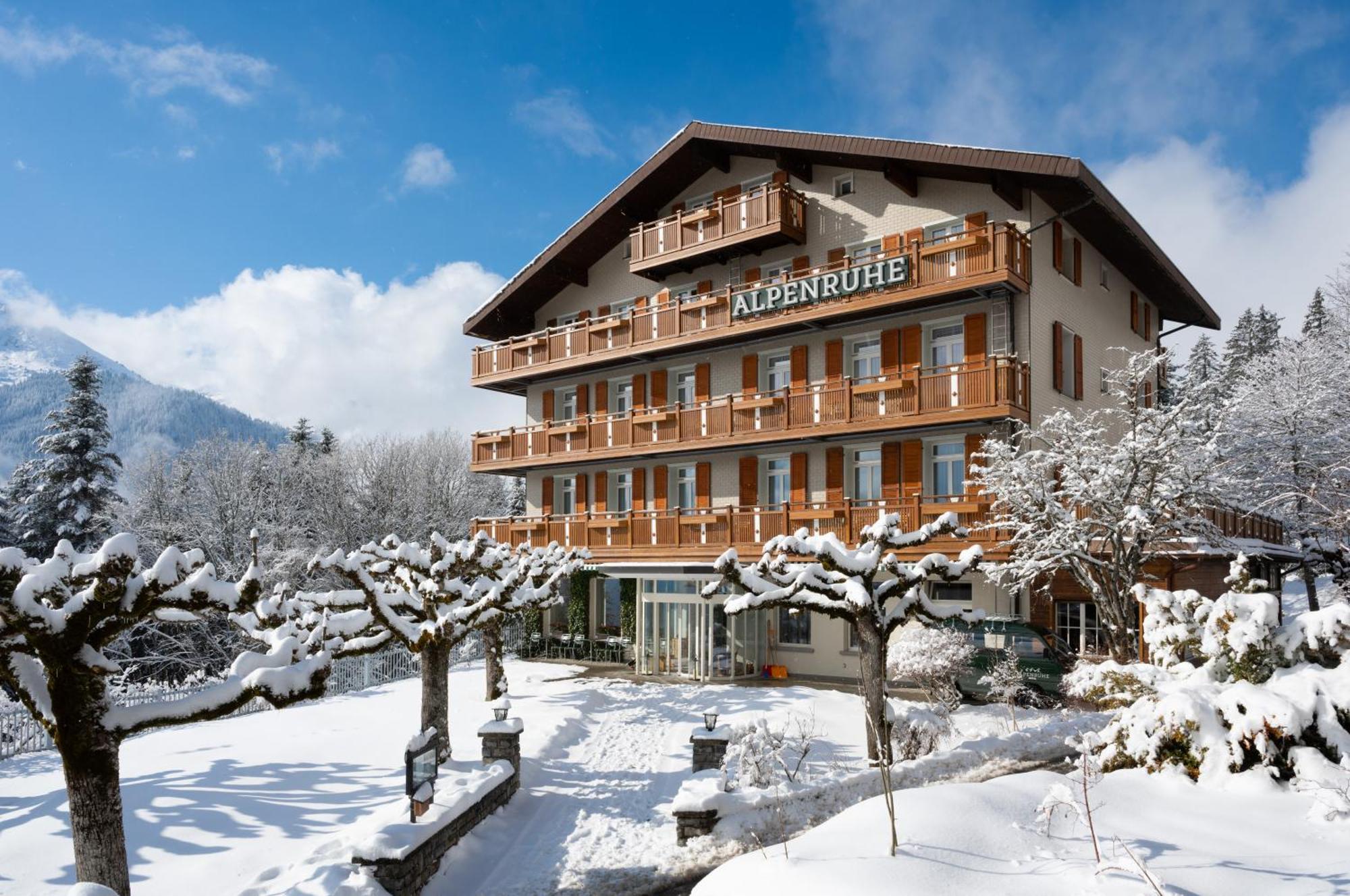 Hotel Alpenruhe - Vintage Design Hotel Wengen Exterior foto