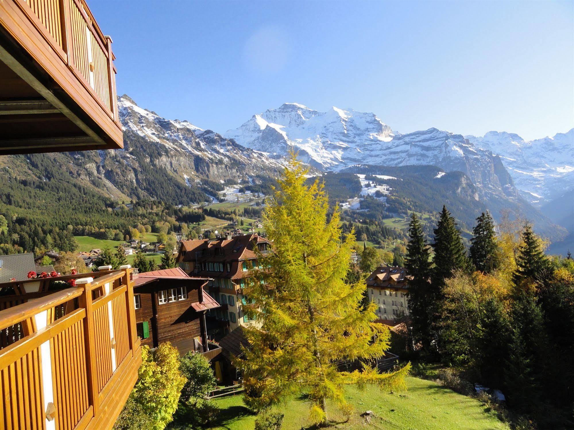 Hotel Alpenruhe - Vintage Design Hotel Wengen Exterior foto
